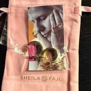 Sheila Fajl Gold Hoop Earrings